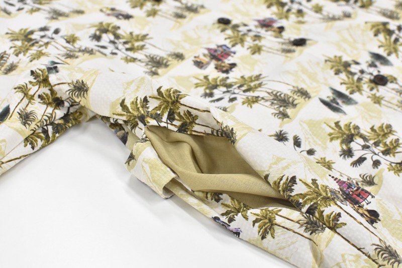 STOF / After War Aloha Long Shirts - BEIGE - CRACKFLOOR WEBSHOP