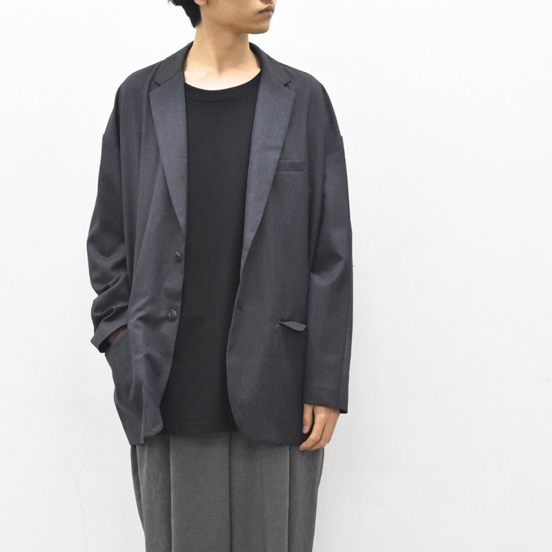 Dulcamara / よそいきドロップJK - NAVY GRAY - CRACKFLOOR WEBSHOP