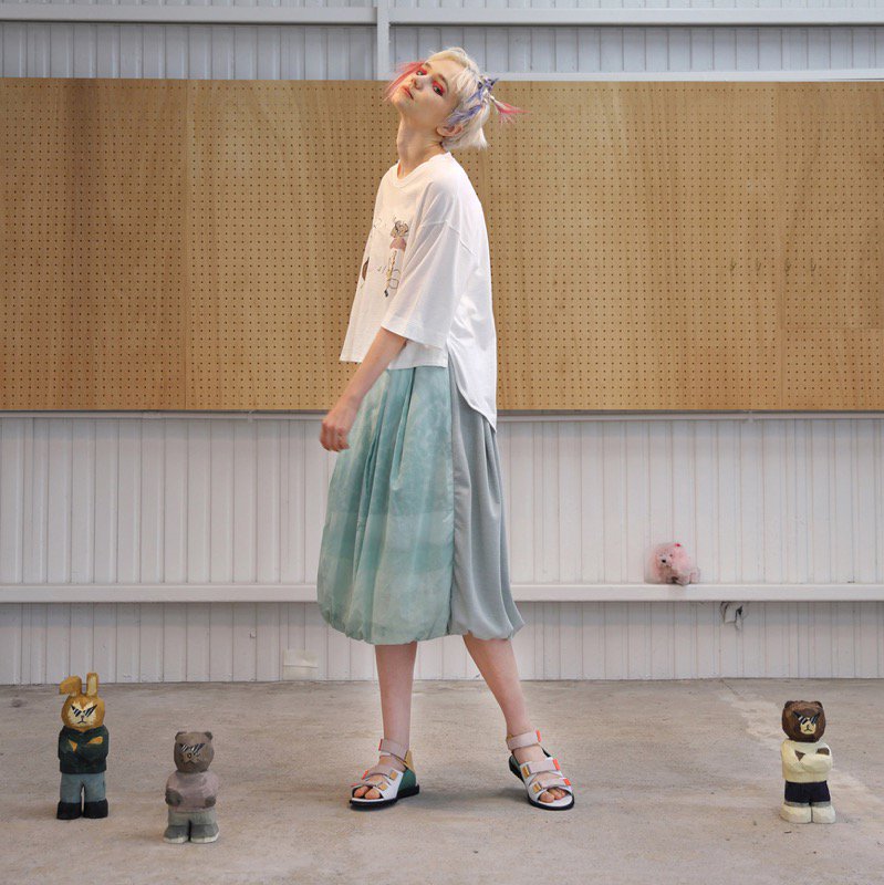 bedsidedrama / Foreign Ballloon Skirt - NOON - CRACKFLOOR WEBSHOP