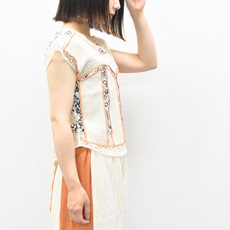 完売品】YUKI SHIMANE Morning glory Lace top - タンクトップ