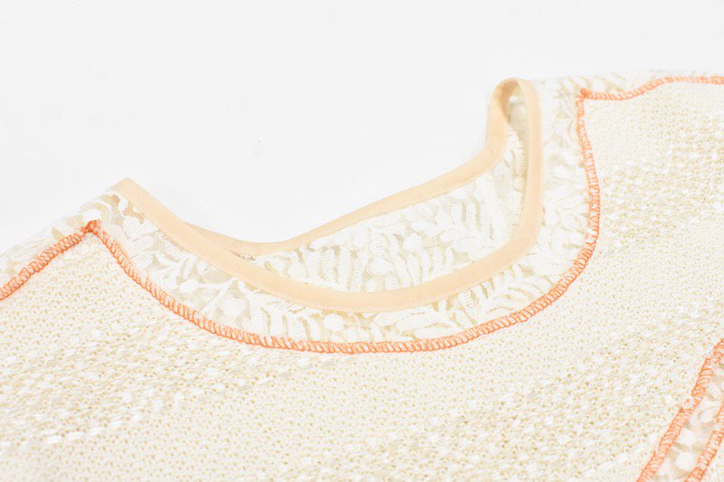 YUKI SHIMANE / Morning glory Lace top - ORANGE - CRACKFLOOR WEBSHOP