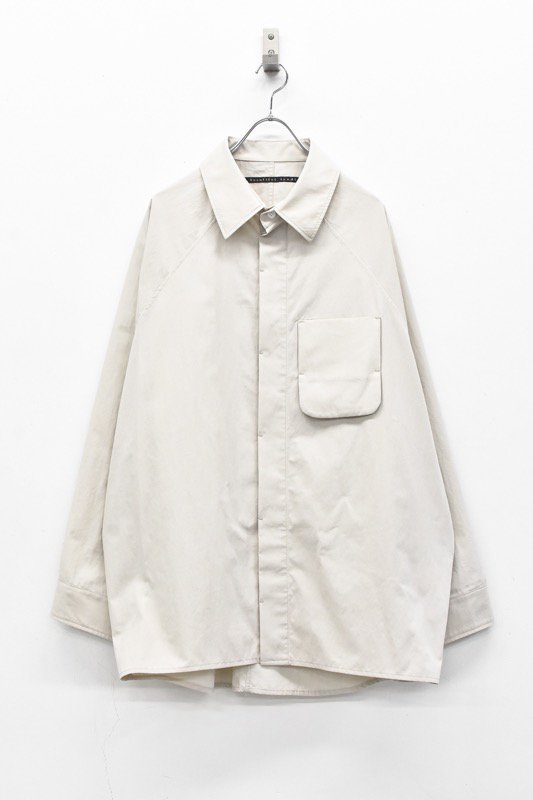 My Beautiful Landlet / C/N DUMP BIG SHIRT - L.GRAY - CRACKFLOOR