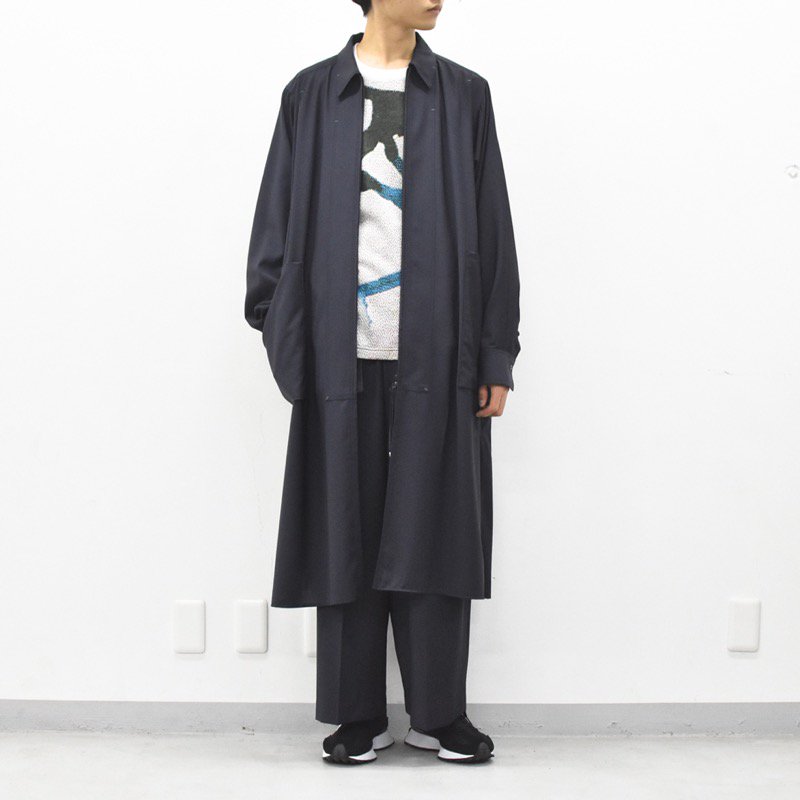 HATRA / Window Over Shirt - NAVY - CRACKFLOOR WEBSHOP