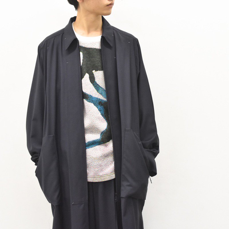 HATRA / Window Over Shirt - NAVY - CRACKFLOOR WEBSHOP