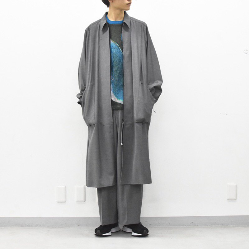 HATRA / Window Over Shirt - GREY - CRACKFLOOR WEBSHOP