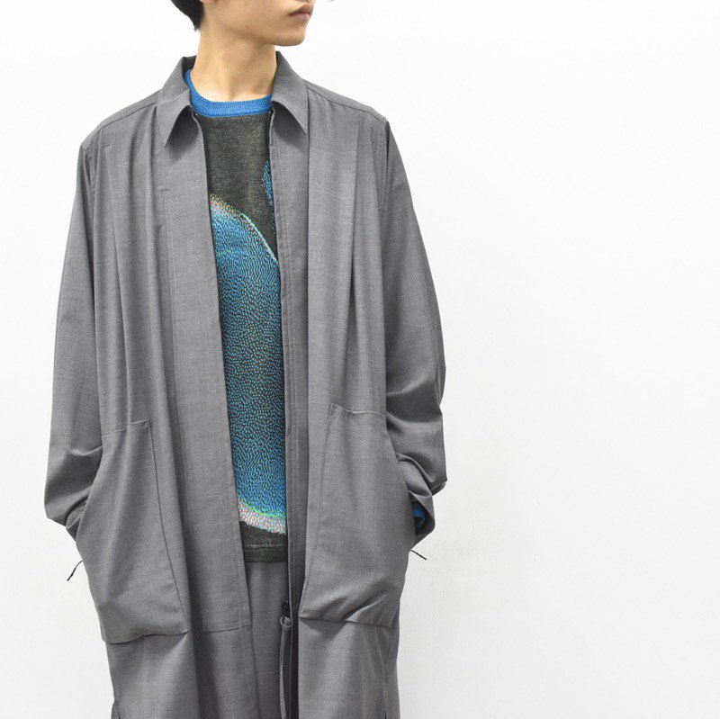 HATRA / Window Over Shirt - GREY - CRACKFLOOR WEBSHOP