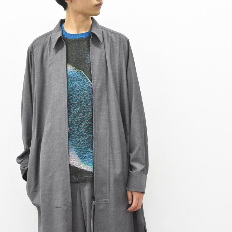 HATRA / Window Over Shirt - GREY - CRACKFLOOR WEBSHOP