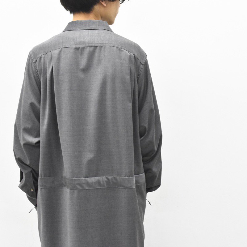 HATRA / Window Over Shirt - GREY - CRACKFLOOR WEBSHOP