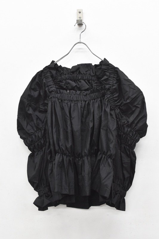 HOUGA / kiki blouse - BLACK - CRACKFLOOR WEBSHOP