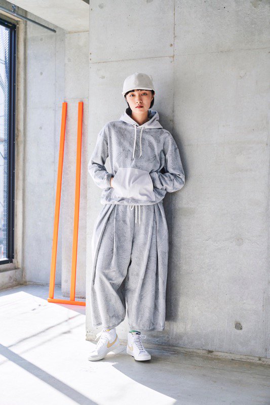 sneeuw / Train chairドローパンツ - GRAY - CRACKFLOOR WEBSHOP