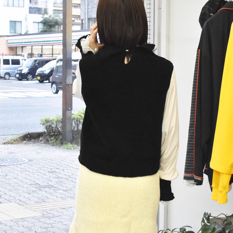 いつでもポイント10倍 yuki shimane bishop sleeve Knit tops - 通販