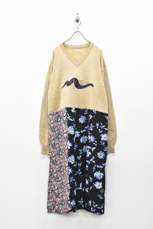 YEAH RIGHT!! / nyororli KNIT FLORAL OP - COL