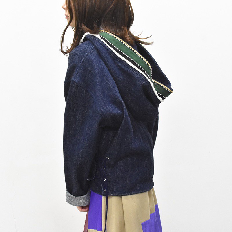 NON TOKYO / DENIM ETHNIC PULLOVER - INDIGO - CRACKFLOOR WEBSHOP