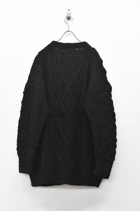 STOF / NOT DEAD YET Alan Sweater - BLACK - CRACKFLOOR WEBSHOP