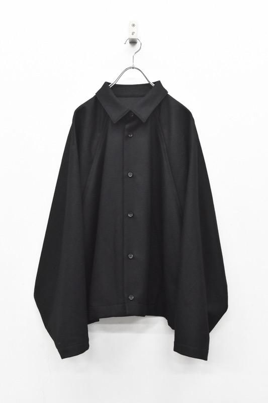 My Beautiful Landlet / AUSTRALIA FLANNEL L/S BIG SHIRT - BLACK