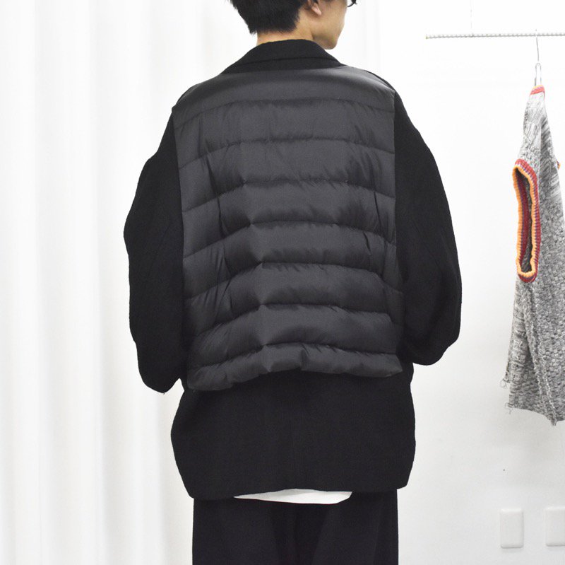 My Beautiful Landlet / DOWN MIX JACKET - BLACK - CRACKFLOOR WEBSHOP