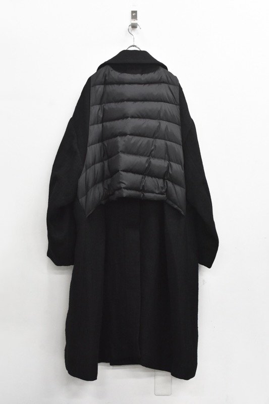 My Beautiful Landlet / DOWN MIX COAT - BLACK - CRACKFLOOR WEBSHOP