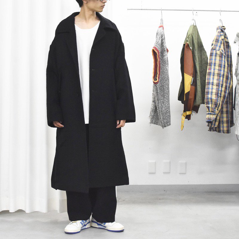 My Beautiful Landlet / DOWN MIX COAT - BLACK - CRACKFLOOR WEBSHOP