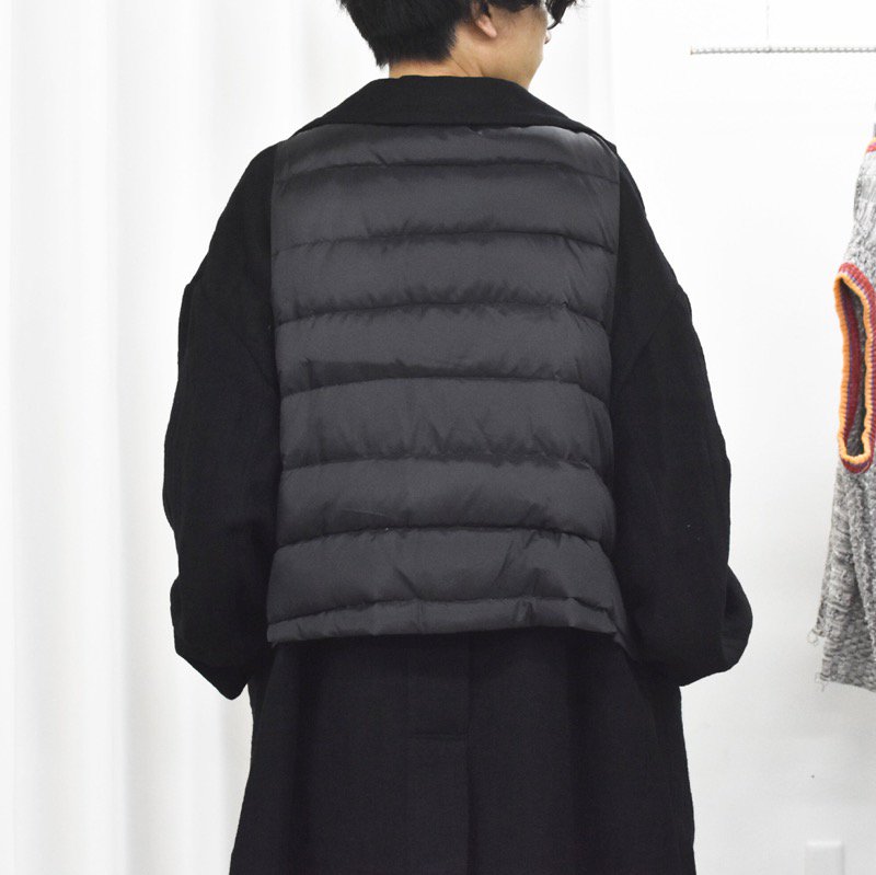 My Beautiful Landlet / DOWN MIX COAT - BLACK - CRACKFLOOR WEBSHOP