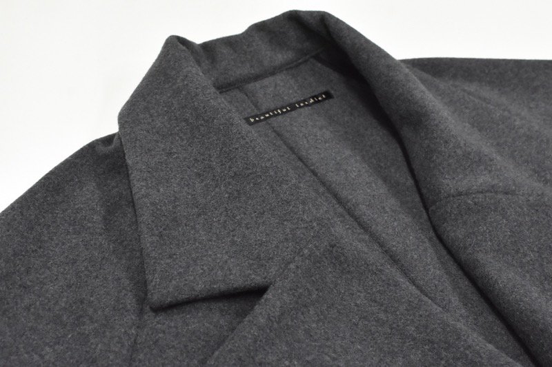 My Beautiful Landlet / WOOL MOSSA WIDE JACKET - GRAY - CRACKFLOOR