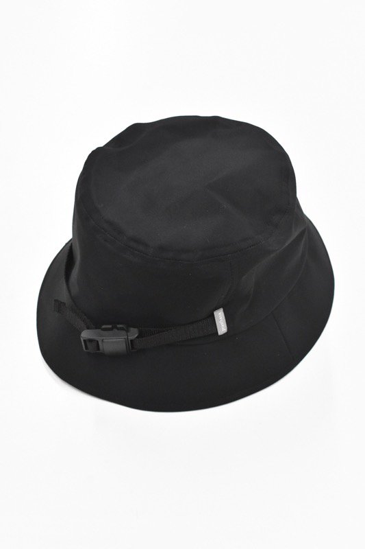 prasthana / down brim bucket hat - BLACK