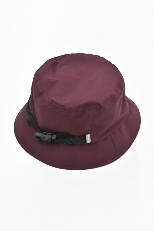 prasthana / down brim bucket hat - BORDEAUX