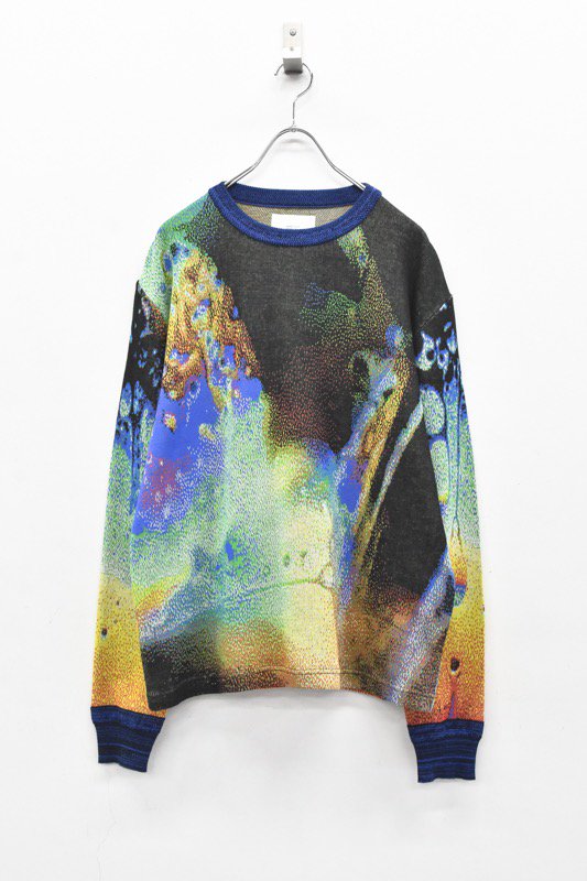HATRA / Ink Scape Sweater magma