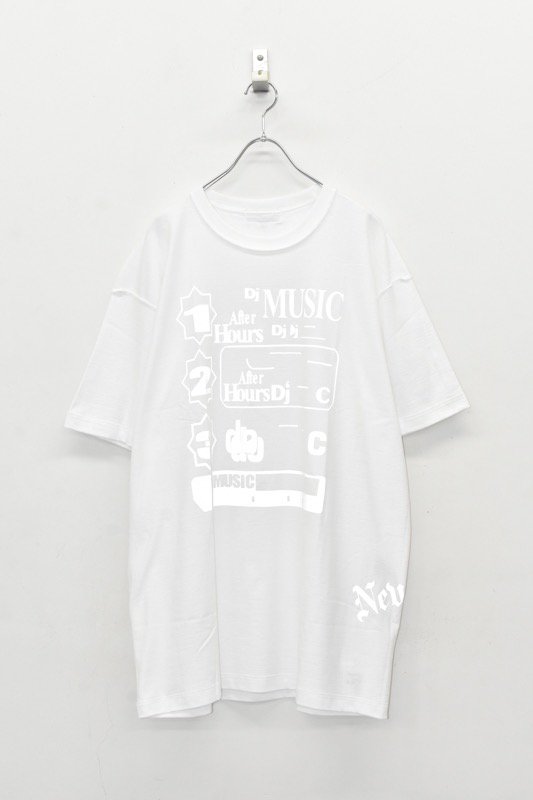  BODYSONG. / TEE AFTERHOURS - WHITE M