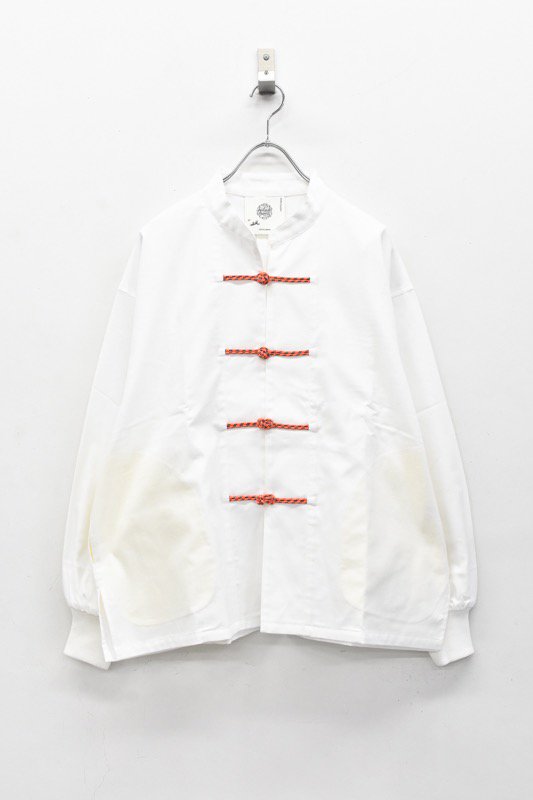 bedsidedrama / Fake China Shirt  - WHITE