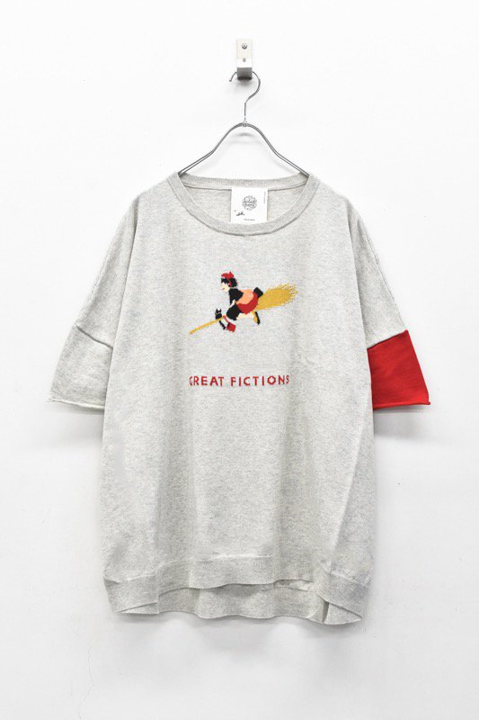 bedsidedrama / GREAT FICTION Knit - GRAY - CRACKFLOOR WEBSHOP