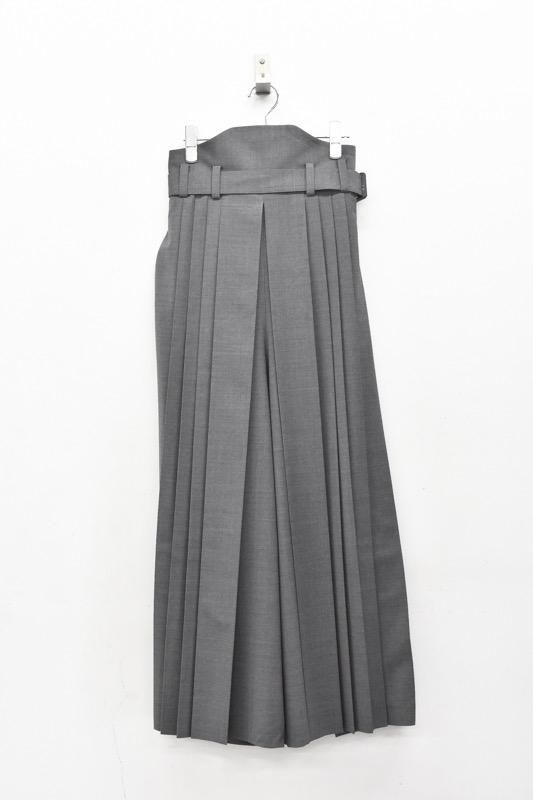 数回着用しましたHATRA HAK PLEATS PANTS / GRAY