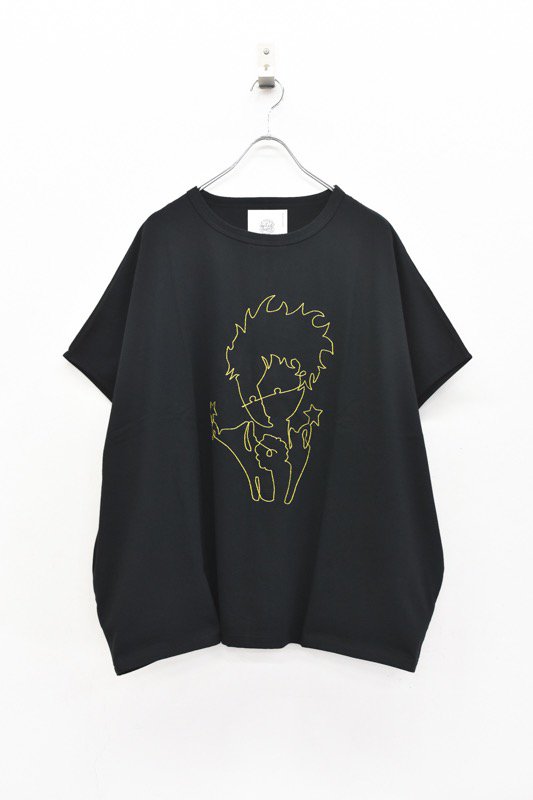 bedsidedrama / Chill-out T-Shirt one stroke prince - BLACK