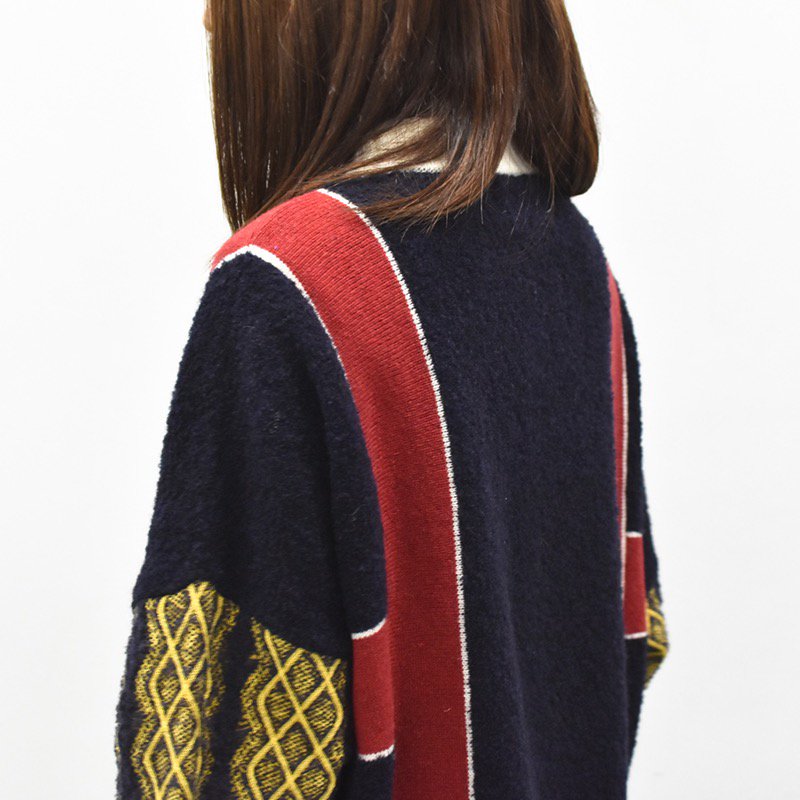 最旬ダウン YUKI YUKI Line SHIMANE Side Side Knit knit カジュアル