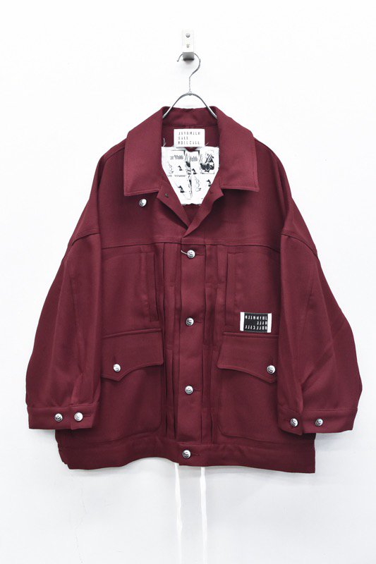 JUVENILE HALL ROLLCALL / 1757 WINDY 64 TRUCKER - DARK RED - CRACKFLOOR  WEBSHOP