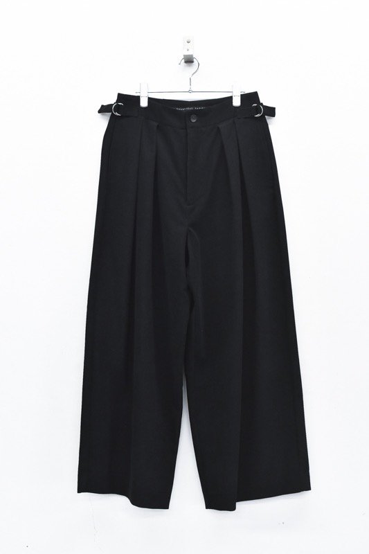 My Beautiful Landlet / ACTIVE CORDUROY SIDE BELT WIDE PANTS