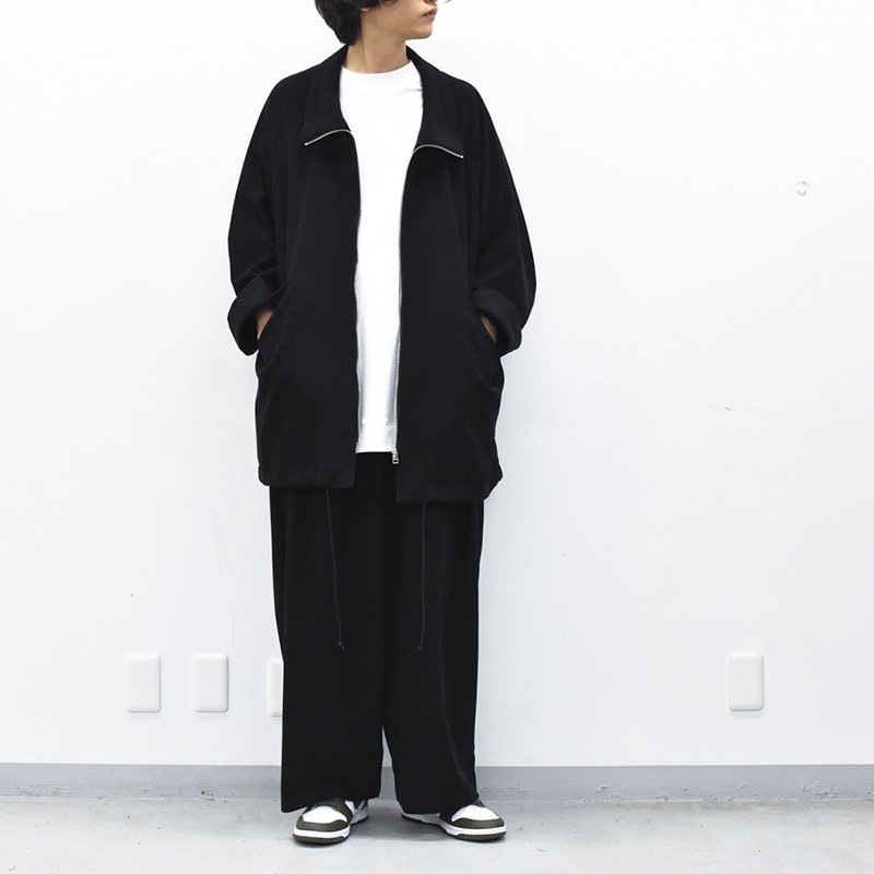 My Beautiful Landlet / ACTIVE CORDUROY HALF COAT - BLACK