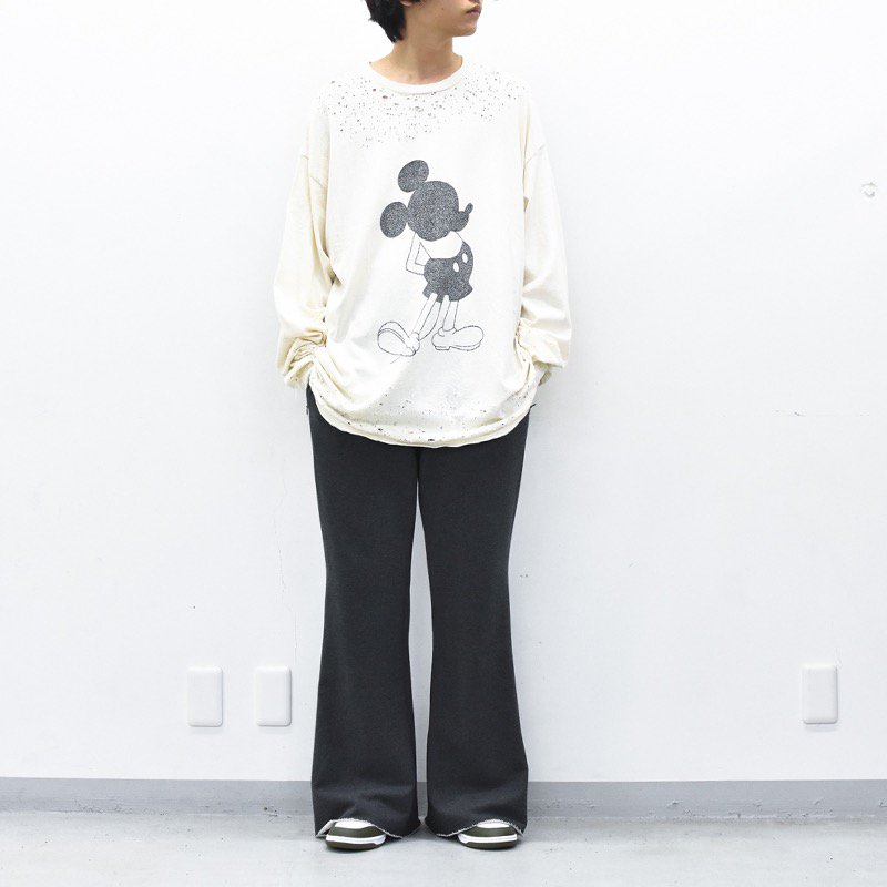 NKGW / CRASH T-SHIRT by T.FURUYAMA MOUSE - BEIGE - CRACKFLOOR WEBSHOP