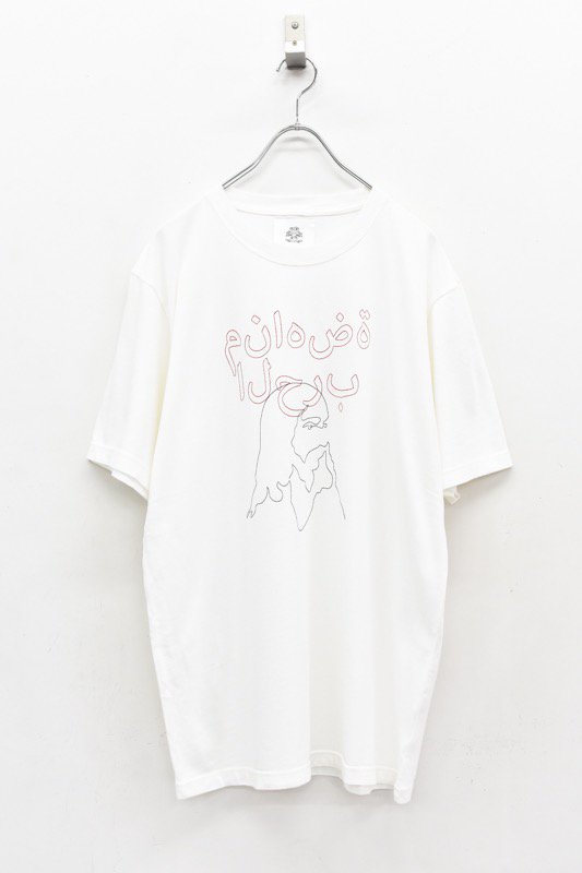 STOF / Inner Tribe Tee  Anti War Embroidery - WHITE
