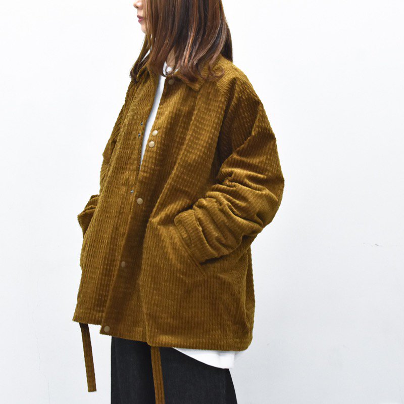 Dulcamara / ロープコールコーチJK - CAMEL BROWN - CRACKFLOOR WEBSHOP