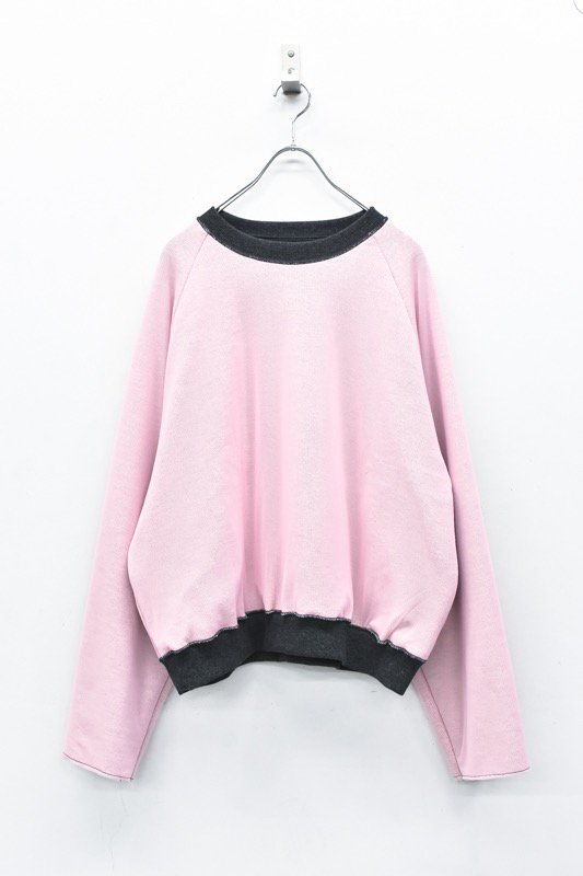 NKGW / REVERSIBLE IN-SIDE OUT SWEAT - GRAY/PINK