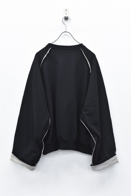 NKGW / REVERSIBLE IN-SIDE OUT SWEAT - BLACK/IVOLY