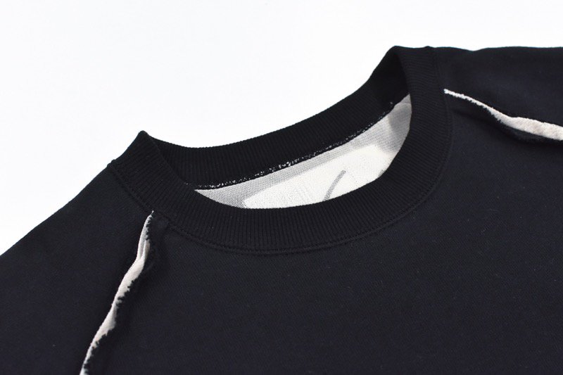 NKGW / REVERSIBLE IN-SIDE OUT SWEAT - BLACK/IVOLY - CRACKFLOOR WEBSHOP