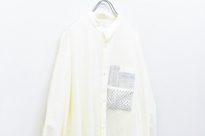 YOUN / Outdoor Dress Shirt - WHITE - CRACKFLOOR WEBSHOP