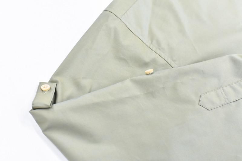 Dulcamara / タックアップLスリーブシャツ - LIGHT KHAKI - CRACKFLOOR WEBSHOP