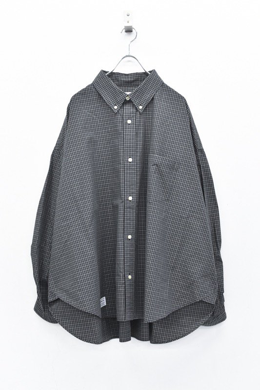 先行予約 elephant TRIBAL fabrics / Puckering BD Mini Check Shirt