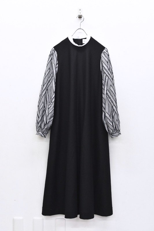 YUKI SHIMANE / Addison dress - BLACK - CRACKFLOOR WEBSHOP