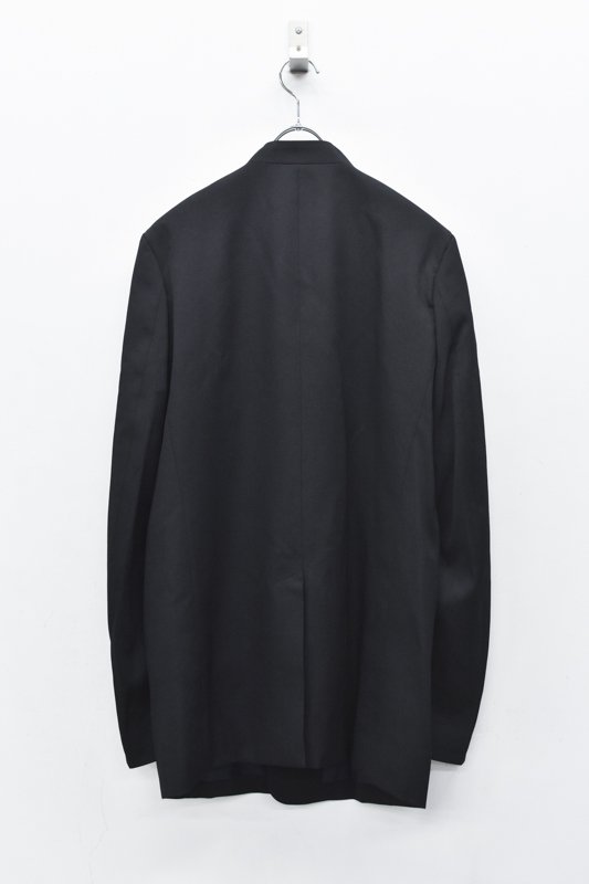 prasthana / LC1 lapel less jacket - BLACK - CRACKFLOOR WEBSHOP