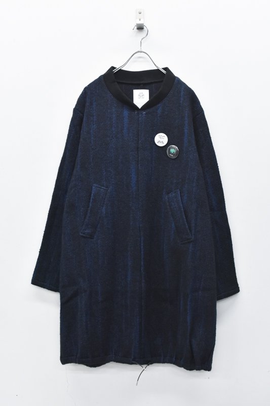 STOF / Inner Pullover Coat - BLACKラッセル