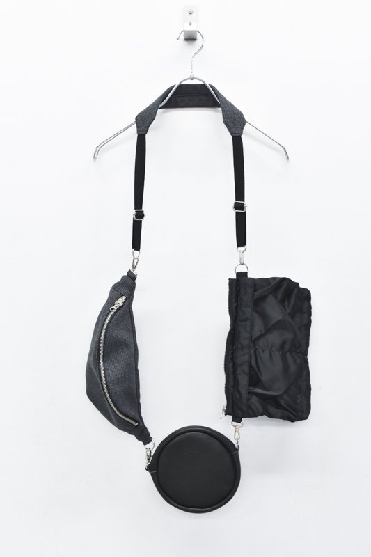 SESSIONS by STORAMA / Triple face bag - BLACK
