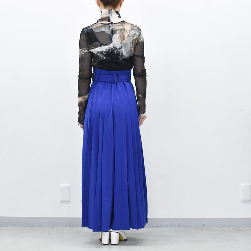 HATRA / Hak Pleats Pants - BLUE - CRACKFLOOR WEBSHOP